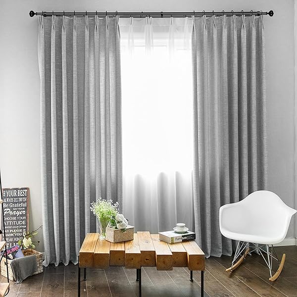 eTeckram eTeckram Double Curtain Rod with Urm Finials 28 to 48 Inches Black Adjustable Home Decor - View 7 of 7