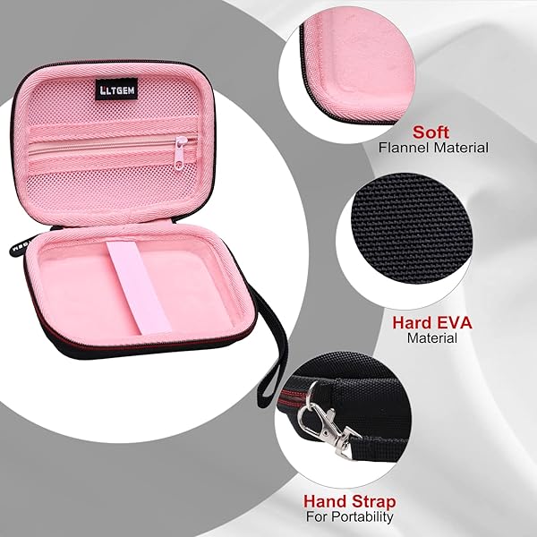 L LTGEM LTGEM Case for KODAK Printomatic EKTAR H35 Step Instant Print Camera Pink Durable Protection Case Only - View 4 of 6