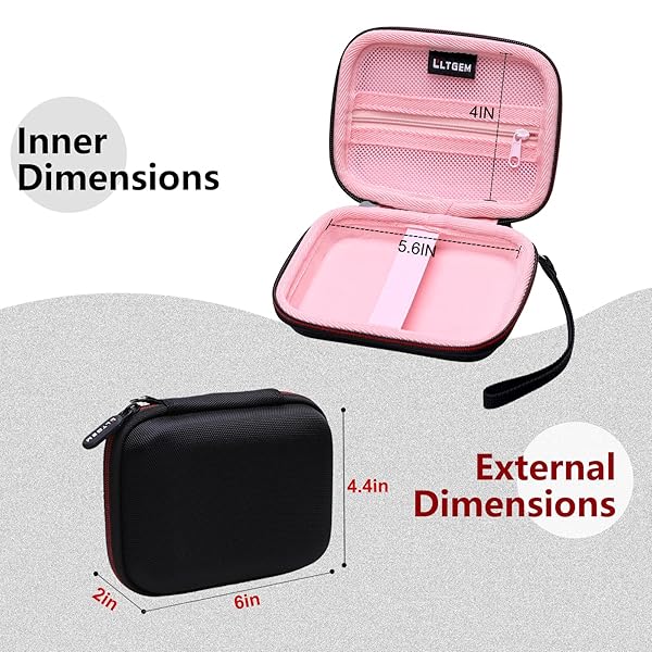 L LTGEM LTGEM Case for KODAK Printomatic EKTAR H35 Step Instant Print Camera Pink Durable Protection Case Only - View 5 of 6