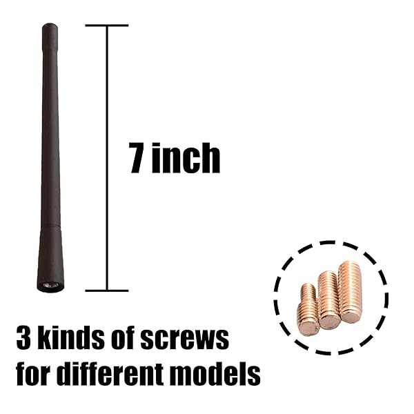 unikpas Unikpas Car Antenna for Nissan Versa Sentra Murano Rogue Altima 7 Inch Replacement Radio Mast 28215-8H700 - View 3 of 8