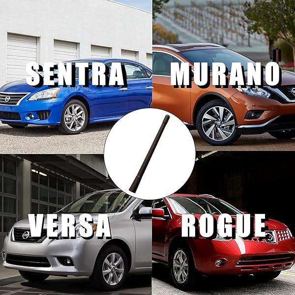 unikpas Unikpas Car Antenna for Nissan Versa Sentra Murano Rogue Altima 7 Inch Replacement Radio Mast 28215-8H700 - View 6 of 8