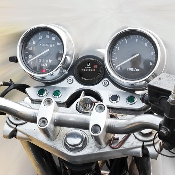 Yosoo Health Gear Quartz Hour Meter 12-36V DC AC for Boat Auto ATV UTV Snowmobile Lawn Tractors Generators Automotive Replacement Hour Gauge - View 8 of 8