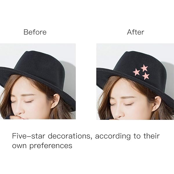 OLIREXD 60 Pcs Small 5 Pointed Star Iron On Embroidered Patches for DIY Clothing Craft Decoration and Repair for Jackets and Jeans Beige - View 3 of 5