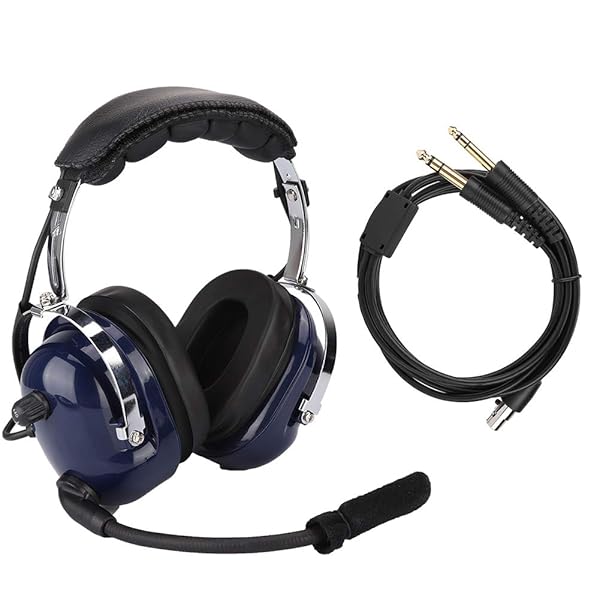 Vipxyc Vipxyc General Aviation Headset Dual Plug 35mm Windproof 24DB Noise Reduction for Pilots and Airplane Use - View 8 of 10