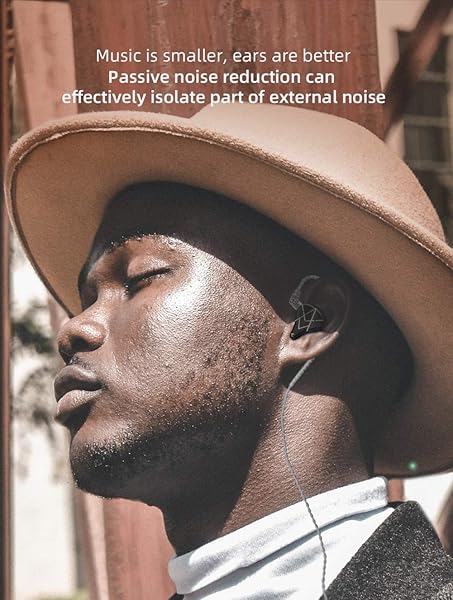 erjigo KZ ASX in-Ear Monitors, 10 Balanced Armatures Units per Side Customized HiFi IEM Wired Earphones/Earbuds/Headphones with Detachable Cable 2Pin for Musician Audiophile (without Mic, Black) - View 10 of 11