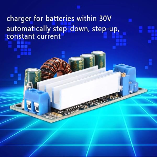 Vipxyc 10A DC-DC Step Up/Down Converter Module: Boost/Buck 5V-30V to 0.5V-30V for Audio Amplifiers - View 8 of 10