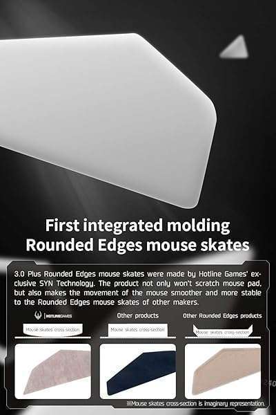 HOTLINEGAMES Upgrade Your Logitech G304/G305: 2 Sets of HOTLINEGAMES 3.0 Mouse Feet Skates for Smooth Glide & Precision - View 3 of 8
