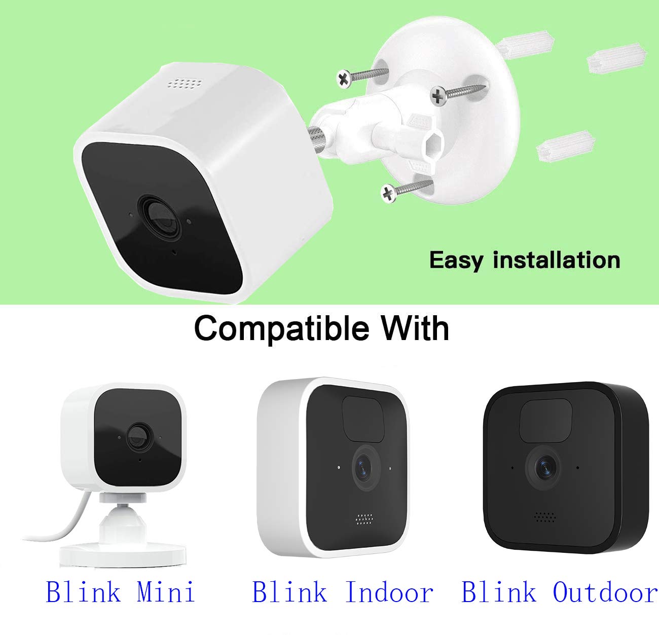 HOLACA HOLACA Adjustable Wall Mount for Blink Mini & Indoor Cam â€“ 2-Pack - View 2 of 6