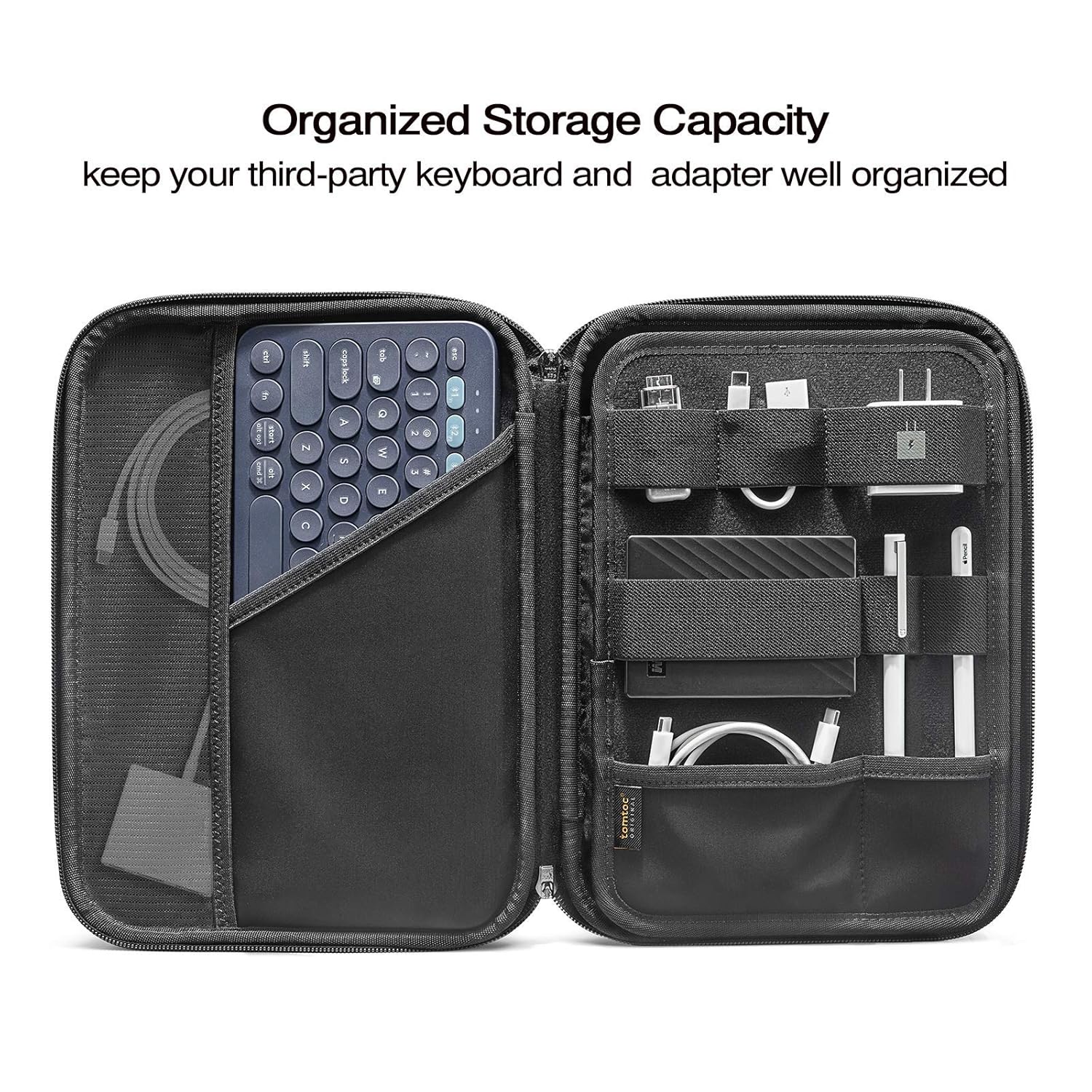 tomtoc Tomtoc Portfolio Case for 11-inch iPad Pro/Air (2025) – Protective Sleeve with Accessory Compartment - View 2 of 9