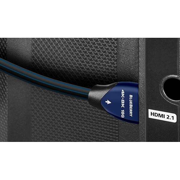 AudioQuest AudioQuest Blueberry 18 HDMI Cable: 4K-8K, 18Gbps, UHD, HDR & eARC for Ultimate Home Theater Experience - View 5 of 5