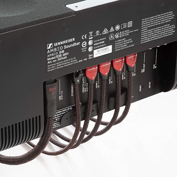 AudioQuest AudioQuest Cinnamon 48 0.75m HDMI Cable - 8K 10K 48Gbps Performance (2.5ft) - View 6 of 8