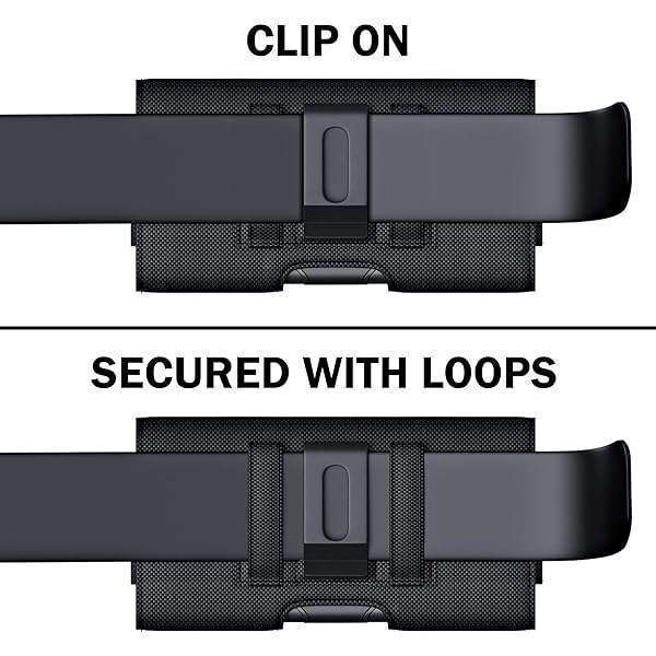 De-Bin De-Bin Holster for iPhone 15 Pro Max & More - Belt Clip Case for Phones with Cases | Fits 11, 12, 13, 14, 15 Pro Max & Plus - View 4 of 7