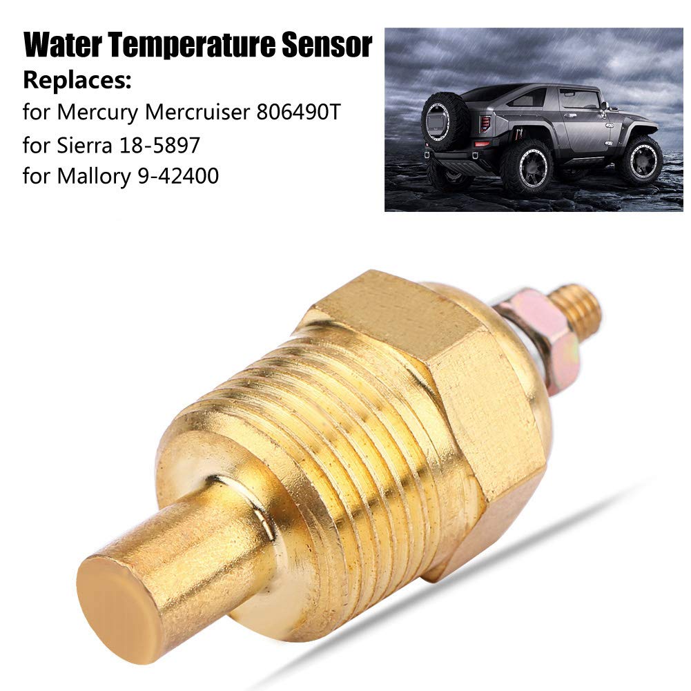 Water Temperature Sensor Coolant Temp Sensor for Mercruiser 806490T 3853787 High Performance Replacement Part - View 4 of 9