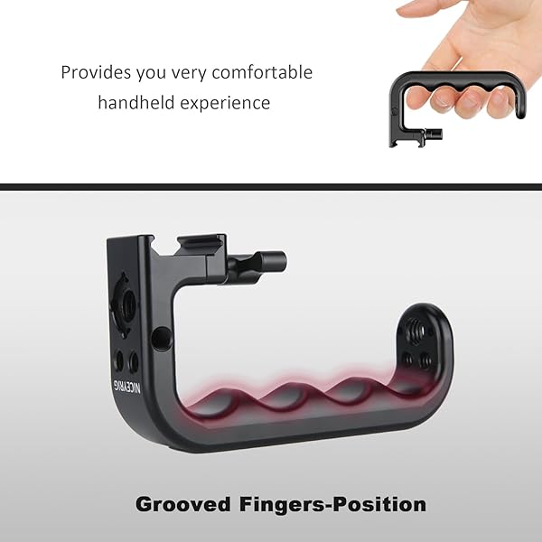 NICEYRIG Buy NICEYRIG Quick Release NATO Handle Grip for DSLR & Cinema Cameras - Ergonomic Top Handgrip for Red DSMC2 & Kinefinity - View 5 of 11