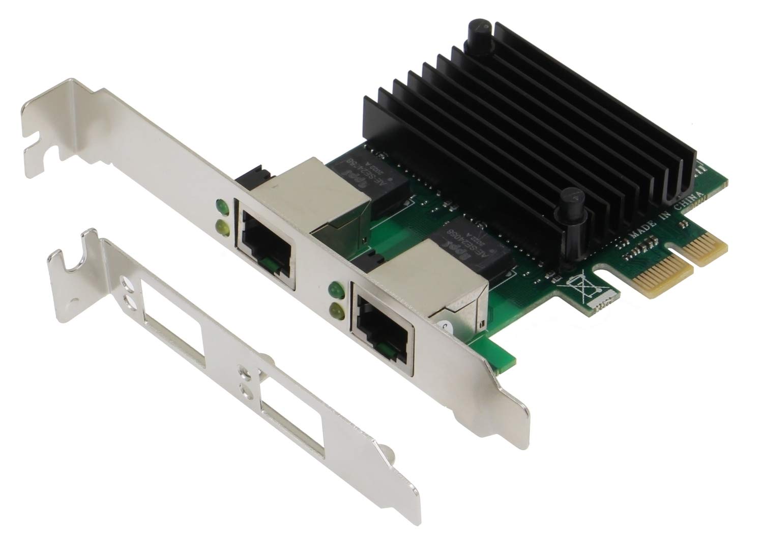 Sedna SEDNA PCI Express 2-Port 10/100/1G/2.5G Ethernet Adapter with Low Profile Bracket (RTL8125)