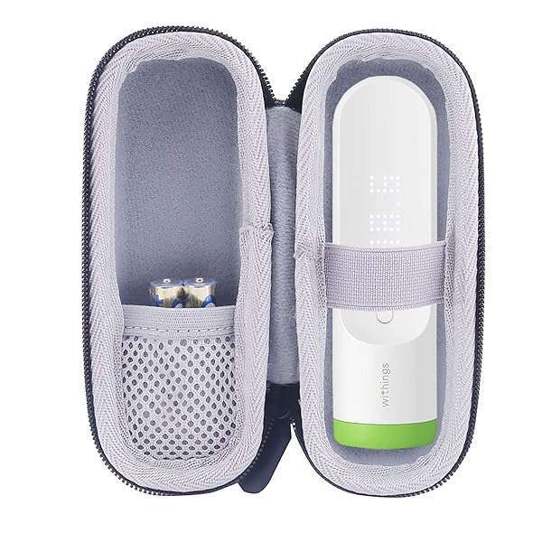 WERJIA WERJIA Hard Carrying Case for Withings Thermo - Protect Your Smart Temporal Thermometer (CASE ONLY)