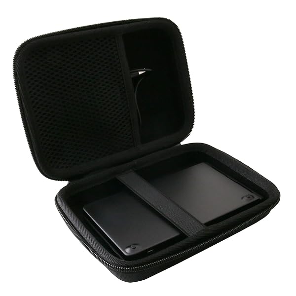 WERJIA Hard Carrying Case for Samsers/iClever BK08 Bluetooth Keyboard - Durable Protection (Black)