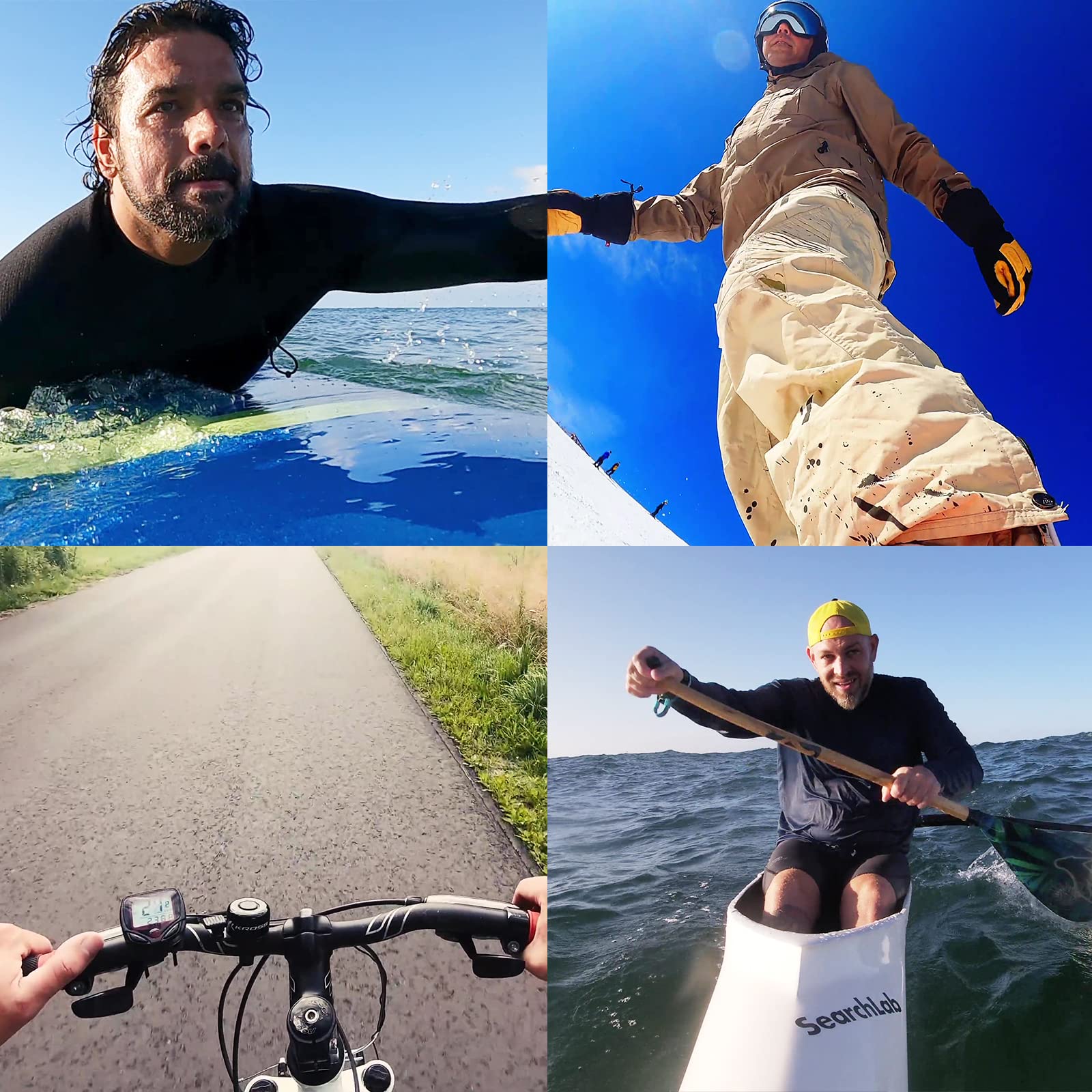 HSU HSU Helmet Adhesive Sticky Mounts 8 Pack for GoPro Hero and Action Cameras Flat and Curved 3M Compatible Mounts - View 6 of 7