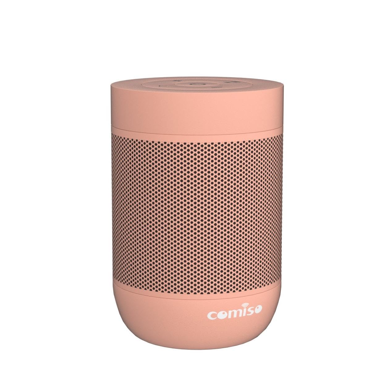 Comiso Portable Bluetooth Speaker Waterproof IP65 360 HD Sound TWS Stereo Pairing Built in Mic Ideal Gift for Men Women Pink - View 4 of 8
