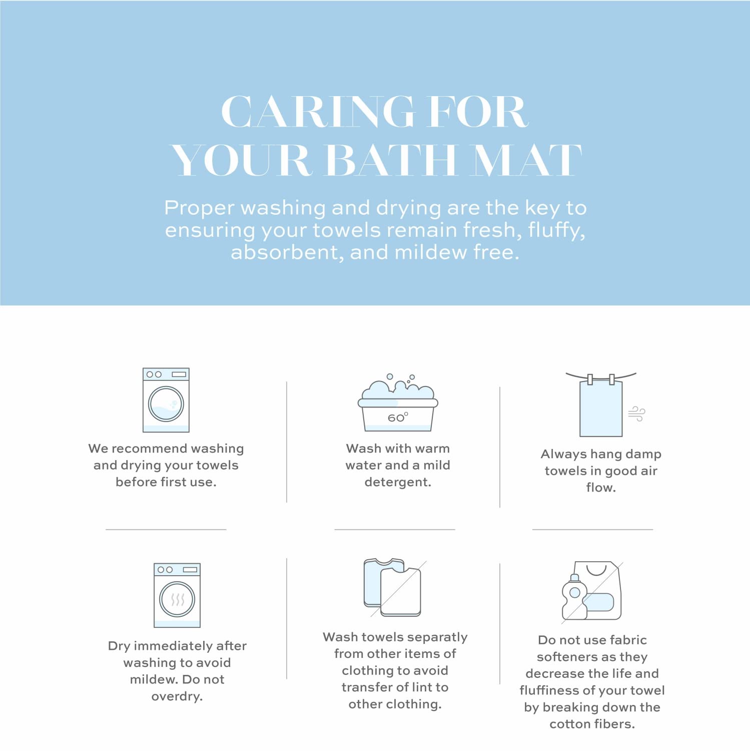 White Classic Luxury Bath Mat Set Absorbent Cotton Hotel Spa Shower Mats 22x34 2 Pack Silver - View 7 of 7