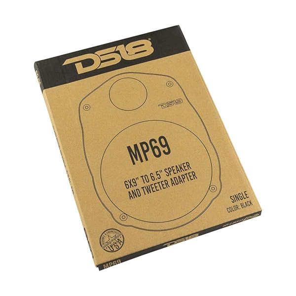 DS18 "DS18 MP69 High Density ABS 6x9 to 2-Way 6.5" & Tweeter Adapter - Enhance Your Sound System!" - View 8 of 8