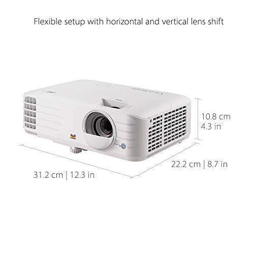 ViewSonic ViewSonic PX701-4K Projector: 4K UHD, 3200 Lumens, 240Hz, HDR, Dual HDMI for Home Theater & Netflix Streaming - View 8 of 10