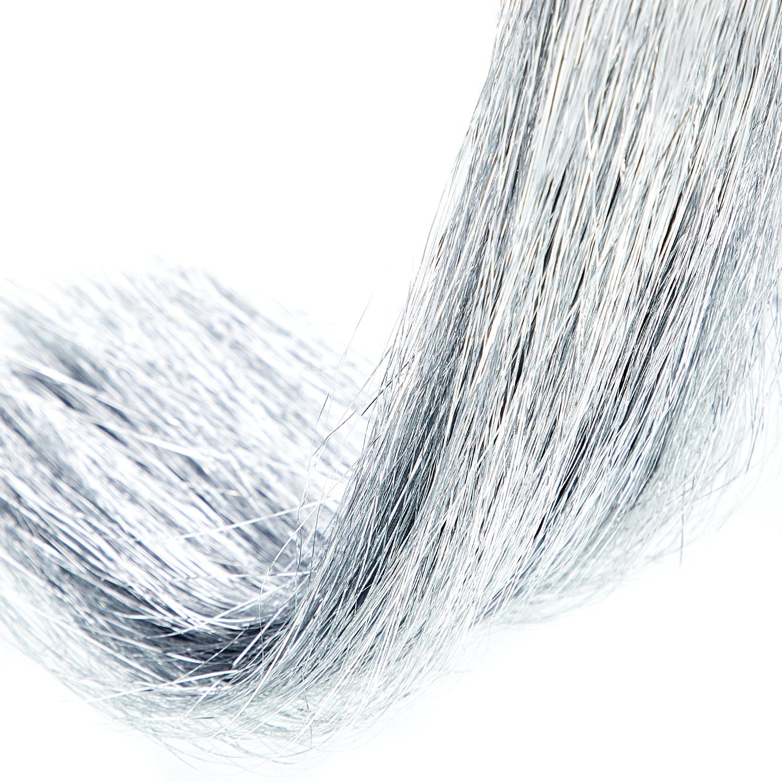 5000 Strands Icicles Tinsel Christmas Tree Foil Fringe Strands Silver Winter Home Decorations for Holiday Party Birthday Wedding