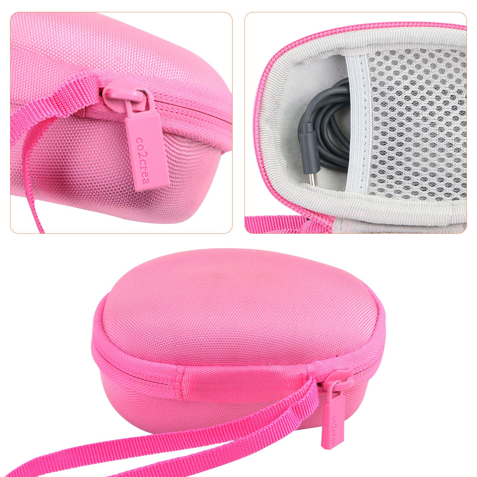 co2CREA co2CREA Hard Case for Logitech MX Anywhere 3S 3 2S 2 Compact Performance Mouse Rose Color - View 5 of 6