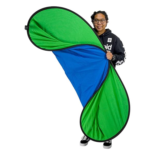 Fotodiox Fotodiox Pro 48x72in 2-in-1 Chromakey Green/Blue Collapsible Background Panel for Photography - View 5 of 6