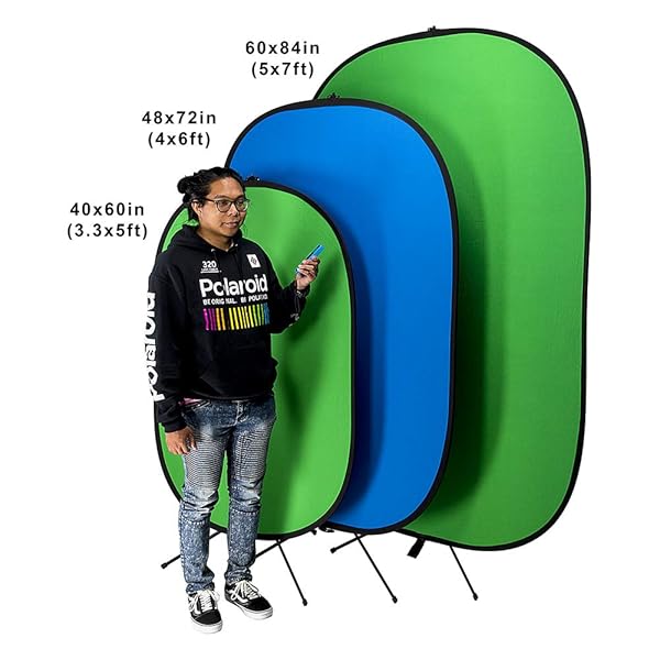 Fotodiox Fotodiox Pro 48x72in 2-in-1 Chromakey Green/Blue Collapsible Background Panel for Photography - View 6 of 6
