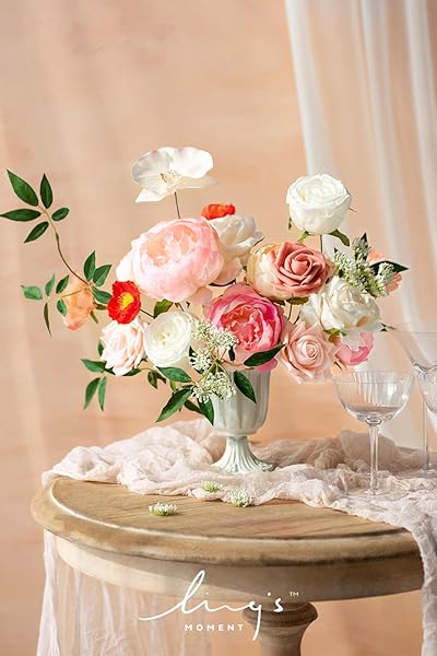 Ling's moment Ling's Moment Artificial Flowers Box Set Aromatic Coral for DIY Wedding Bouquets Centerpieces Party Baby Shower Home Decor - View 2 of 5