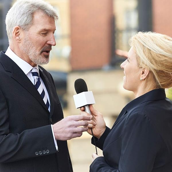 ChromLives 8 Pack Microphone Cover ChromLives Foam Windscreen for Standard Microphones Black - View 7 of 8