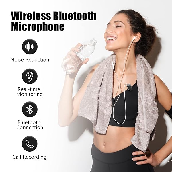 SabineTek SabineTek AudioWow Bluetooth Lapel Mic: Compact Wireless Lavalier for Vloggers & Video Recording - View 4 of 9