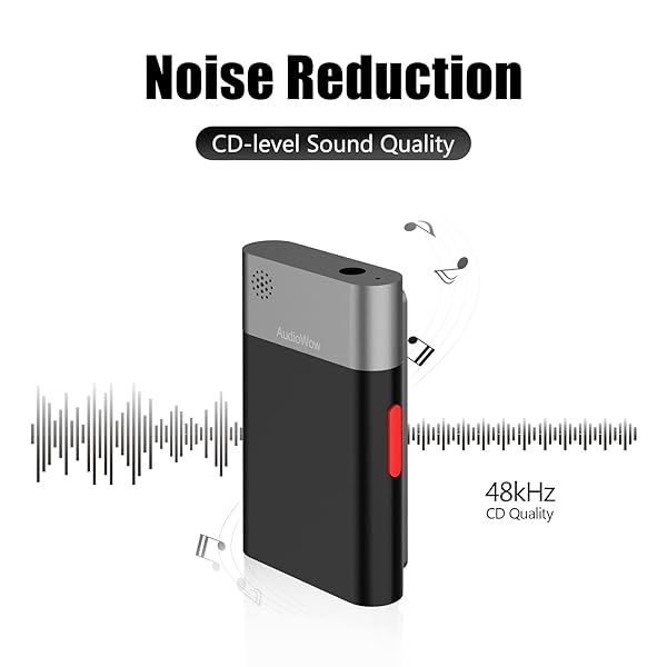 SabineTek SabineTek AudioWow Bluetooth Lapel Mic: Compact Wireless Lavalier for Vloggers & Video Recording - View 7 of 9