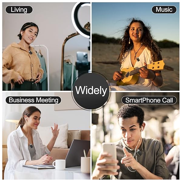 SabineTek SabineTek AudioWow Bluetooth Lapel Mic: Compact Wireless Lavalier for Vloggers & Video Recording - View 9 of 9