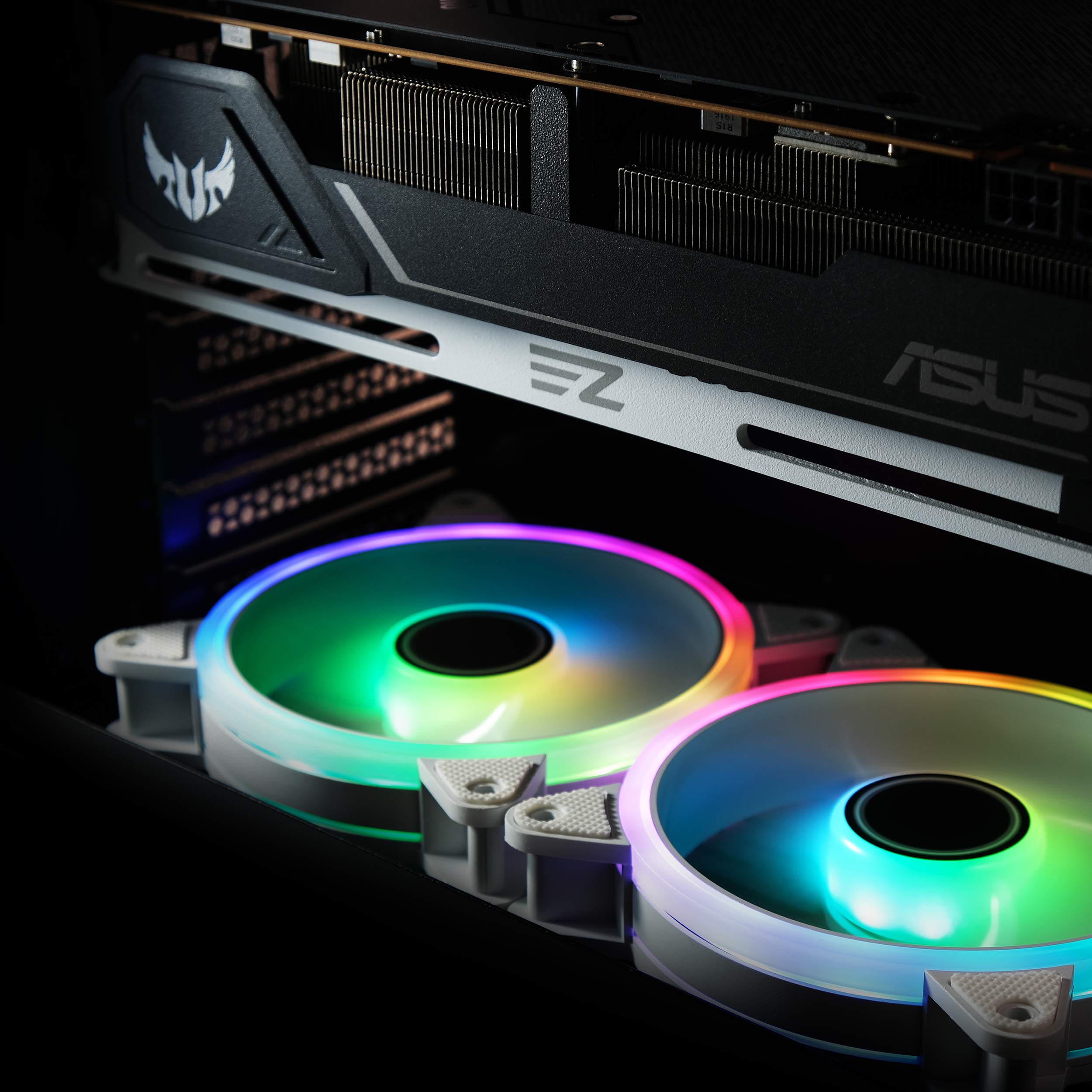 EZDIY-FAB GPU Bracket Graphics Card Brace Support Video Card Holder for Custom Desktop PC Gaming 3mm Aluminum White - View 5 of 7