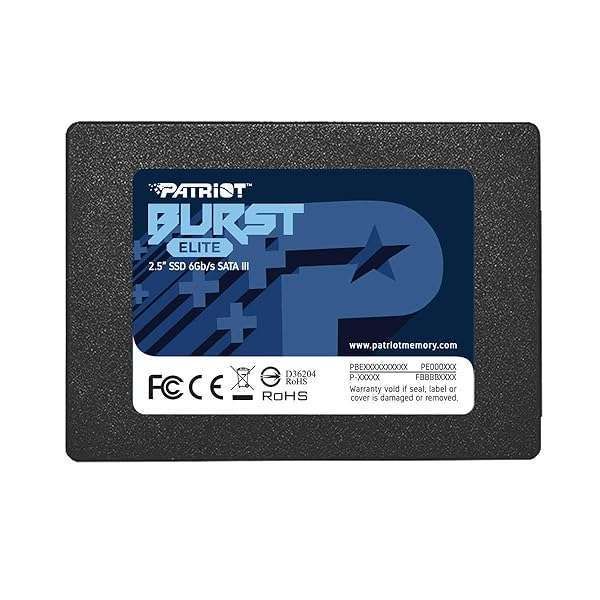 Patriot Memory Patriot Memory Burst Elite 240GB SATA 3 SSD - Fast 2.5 Inch Solid State Drive for Enhanced Performance