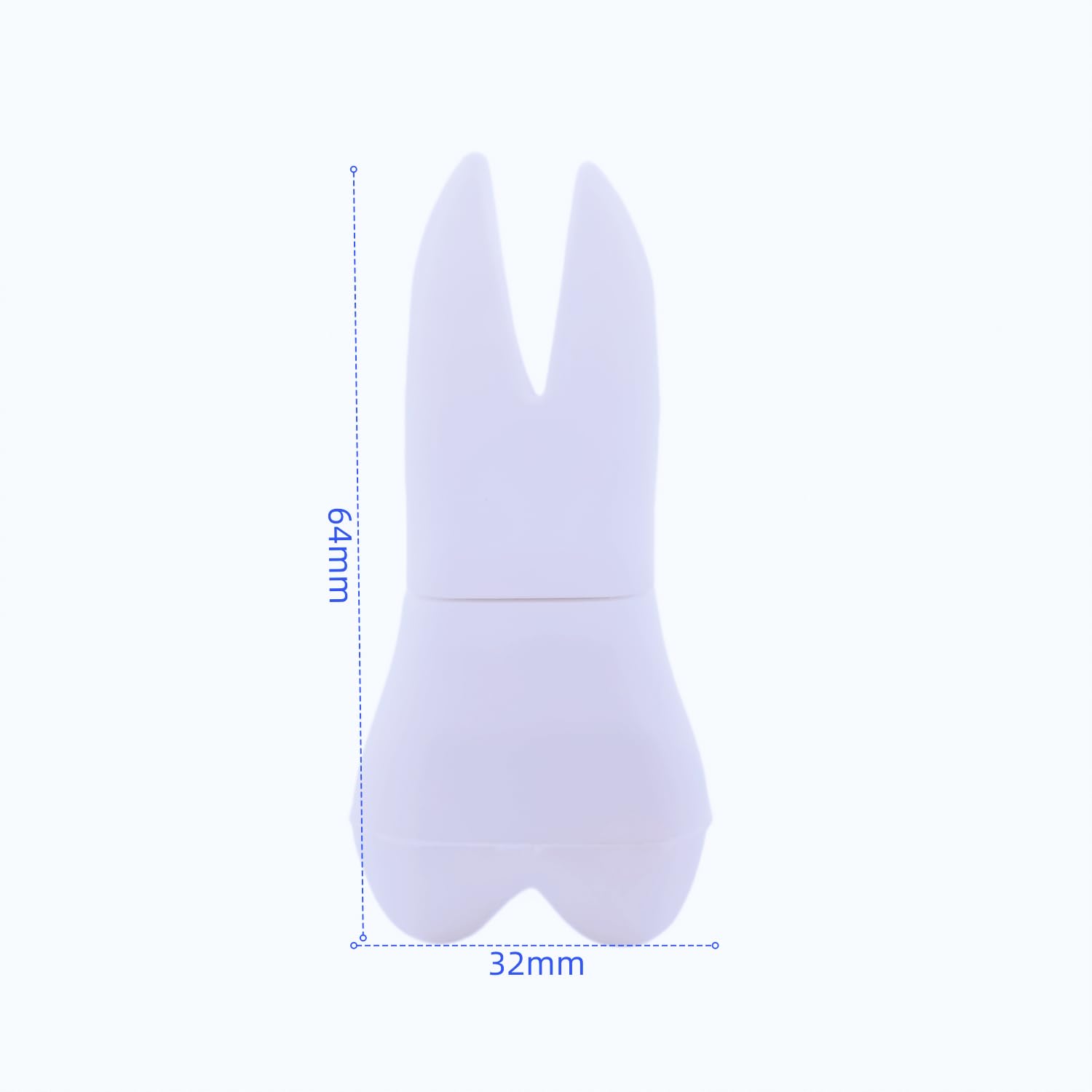 WooTeck 64GB Cartoon Tooth USB Flash Drive Cute Novelty Memory Stick for Easy Data Storage - View 5 of 7