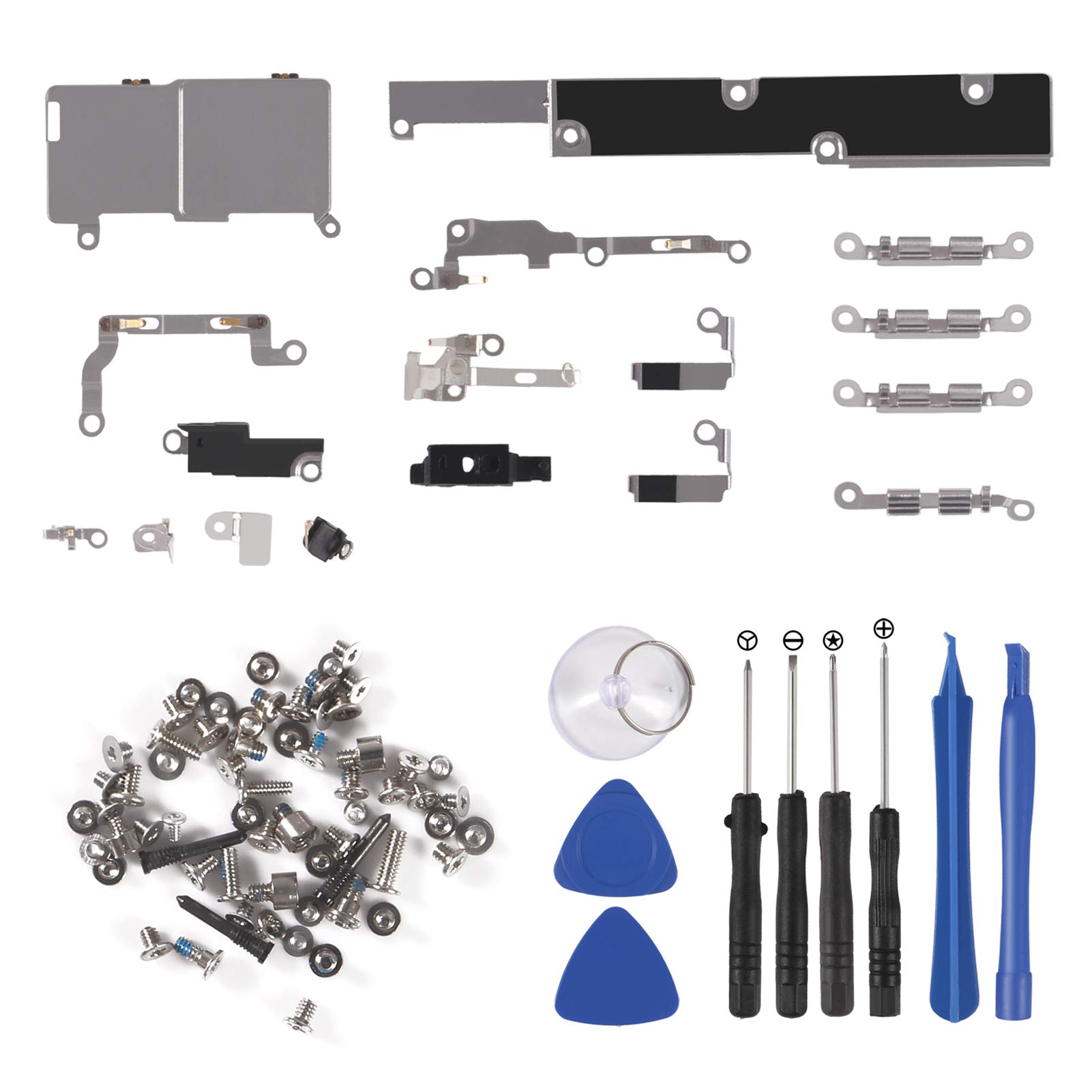 Atnsinc iPhone X Inner Parts Replacement Kits: Bracket, Screw Set & Repair Tools Included