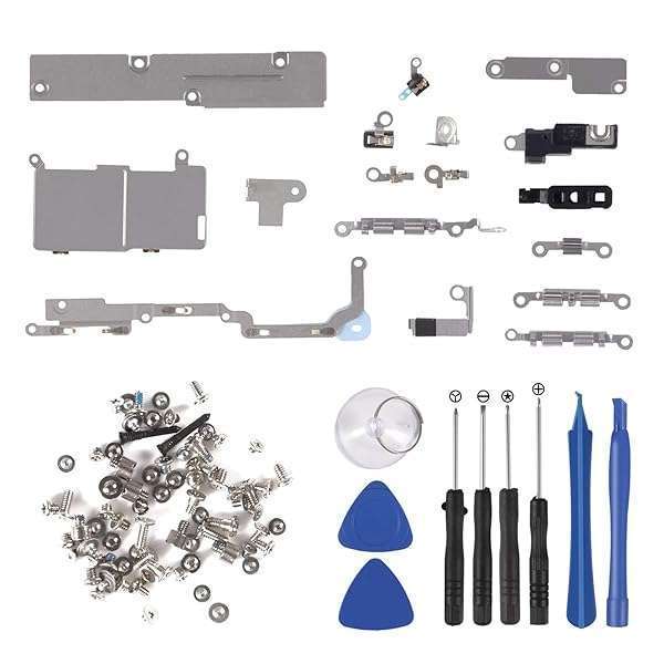 Atnsinc iPhone XR Inner Parts Replacement Kits: Bracket, Screw Set & Repair Tools Included