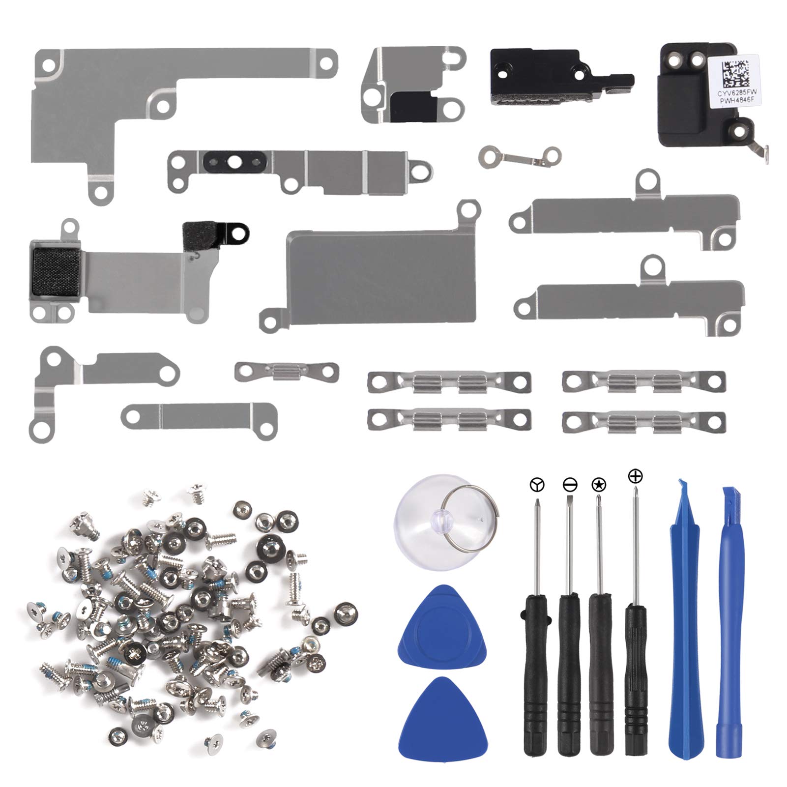 Atnsinc iPhone 8 Plus Inner Parts Replacement Kits: Bracket, Screw Set & Repair Tools Included