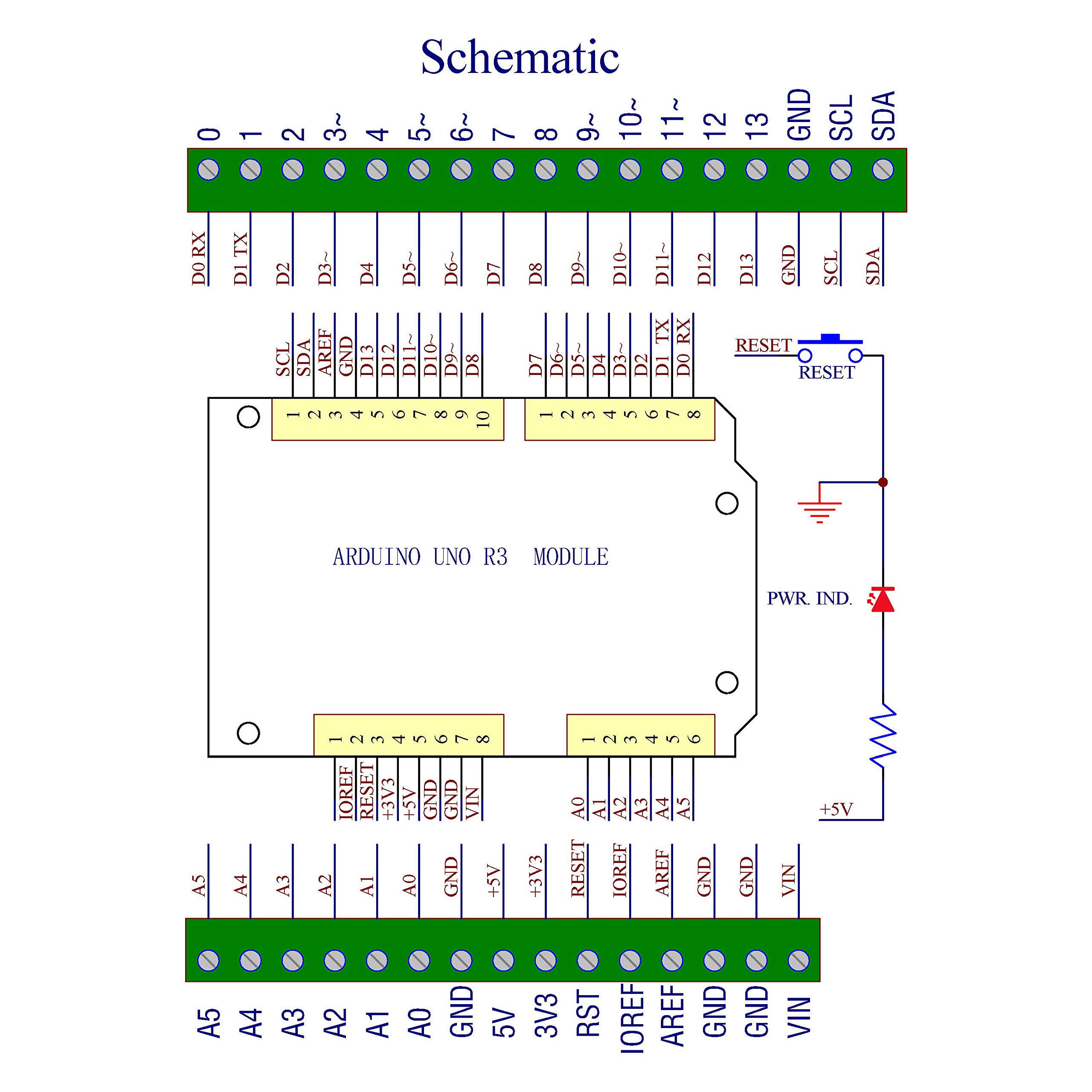 DIN Rail Mount Pinout Breakout Terminal Block Module for Arduino UNO R3 Easy Wiring Solution for Projects - View 6 of 9