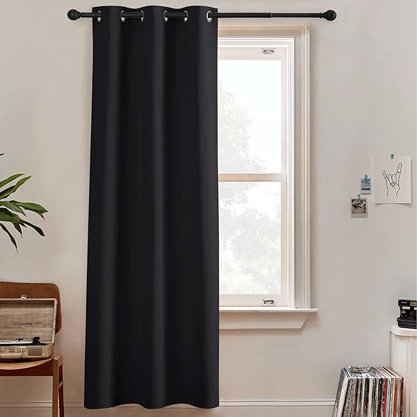 RYB HOME RYB HOME Blackout Room Divider 100% Privacy Wall Panel Light Blocking Furniture for Bedroom Living Room 60x96 inch Black 1 Pc