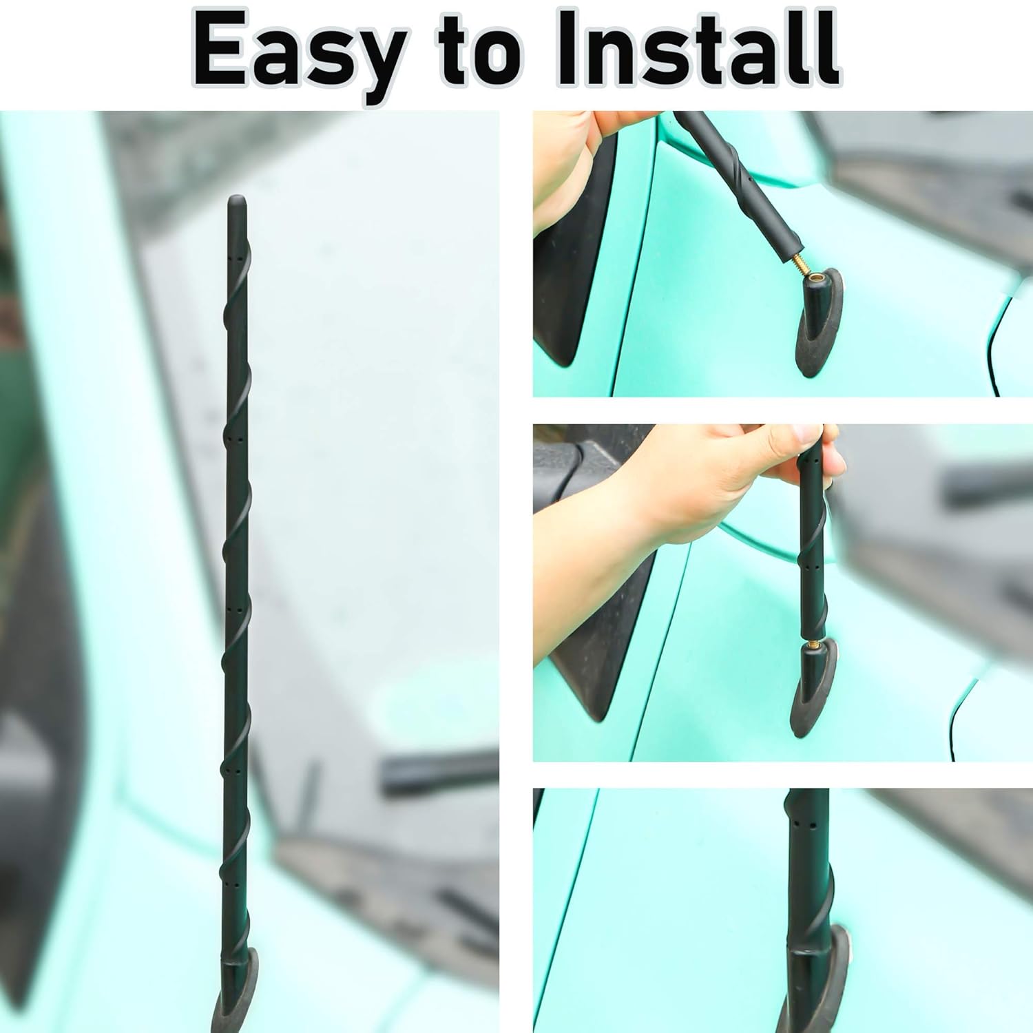 KSaAuto KSaAuto 16 Inch Antenna Replacement for Ford F150 F250 F350 Bronco 2009 to 2025 - View 6 of 8