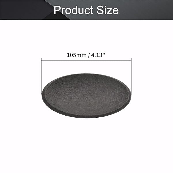 Fielect Fielect 4pcs Speaker Dust Cap 105mm Subwoofer Paper Dome Coil Cover Caps for Enhanced Sound Protection - View 3 of 7