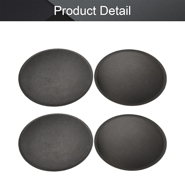 Fielect Fielect 4pcs Speaker Dust Cap 105mm Subwoofer Paper Dome Coil Cover Caps for Enhanced Sound Protection - View 5 of 7