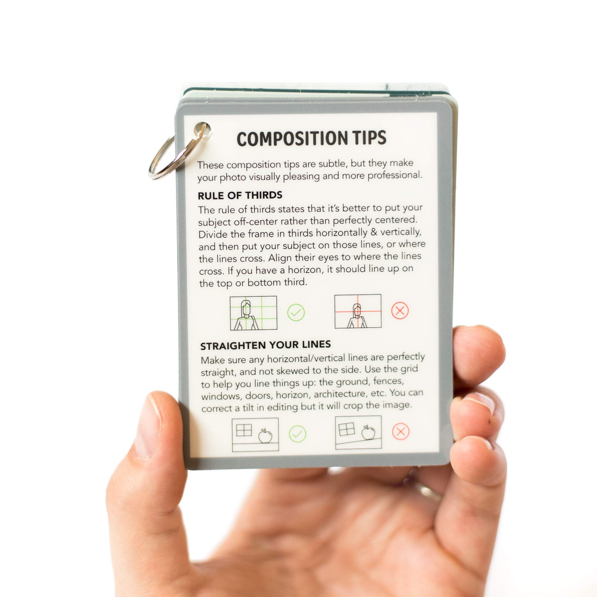 Snap Happy Mom Photography Tips Composition and Lighting Cheat Sheet Cards Pocket Sized Quick Reference for Beginners by Snap Happy Mom Classic - View 6 of 7