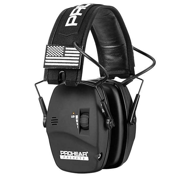PROHEAR PROHEAR Digital Electronic Shooting Earmuffs: 23dB NRR Noise Reduction for Gun Range & Hunting