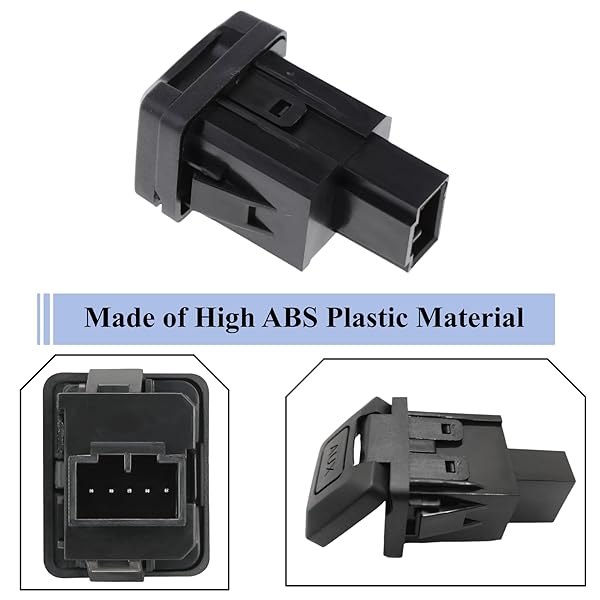 PANNUOSCS PANNUOSCS Aux Port Replacement Compatible with 2006-2011 Honda Civic 2009-2011 Honda CRV Auxiliary Input Adapter Audio Input Jack Replaces#39112-SNA-A01 Auxiliary Input Jack Aux Jack Aux Input 5 Pin - View 5 of 8