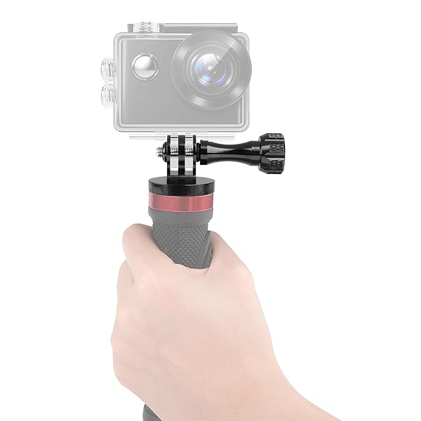 ChromLives ChromLives Tripod Mount Adapter with Thumb Screw for GoPro Hero 11 10 9 8 7 6 5 4 DJI Osmo and Action Cameras 1/4 Aluminum Screws 2 Pack - View 7 of 8